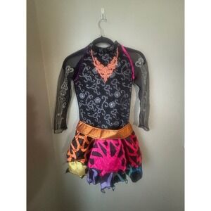 Monster high skelita calaveras costume  Size 8-10